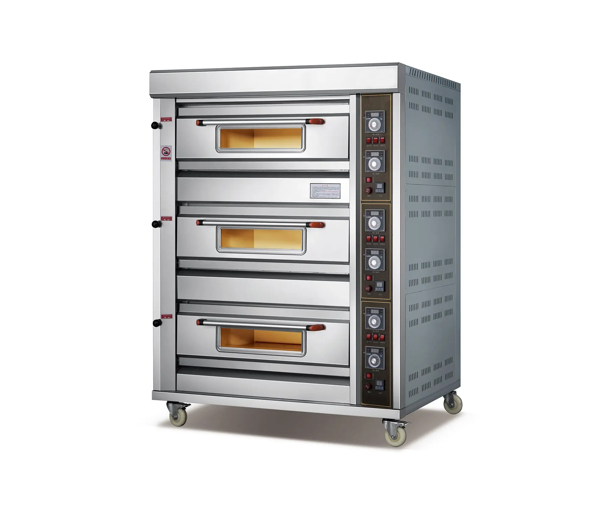 Caterwin OEM/OEM оптовая продажа Коммерческое оборудование для выпечки из нержавеющей стали 1/2/3 колода 2/4/6 лотков газовая печь