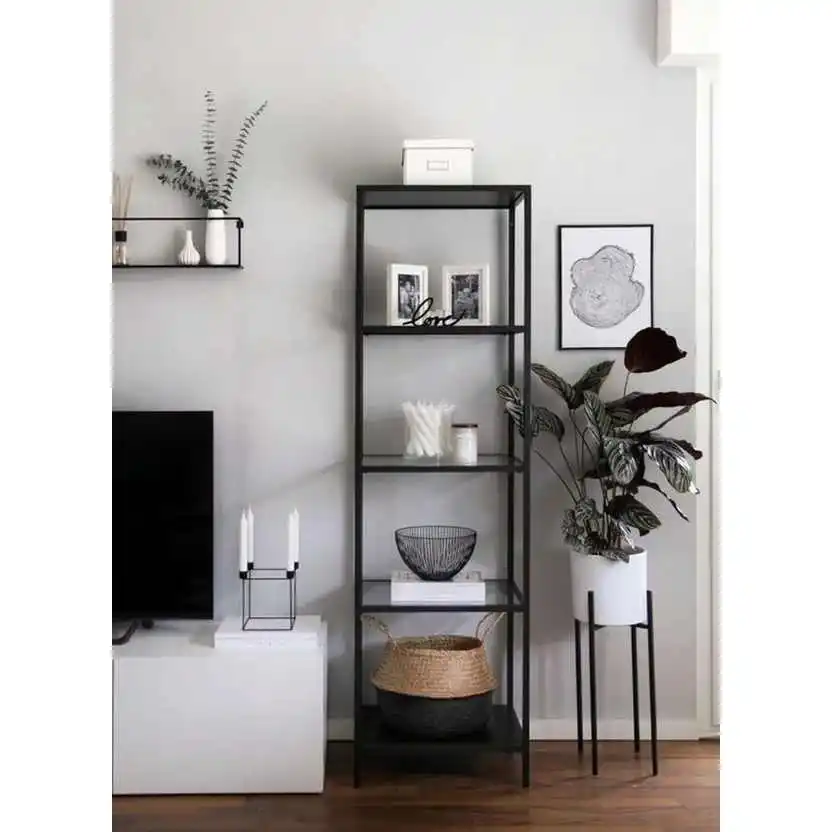 High Quality Selling Mirror Shelf 3 Tier Hanging Wall Shelf Mirror Living Room Display Shelf