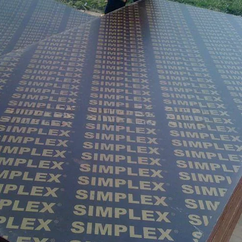 1220x2440mm 18mm Marine Black Film Faced Plywood Hardwood Concrete Plywood
