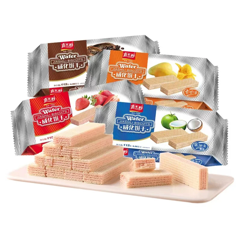 Wholesale customized delicious Chinese traditional snacks Wafer cookies