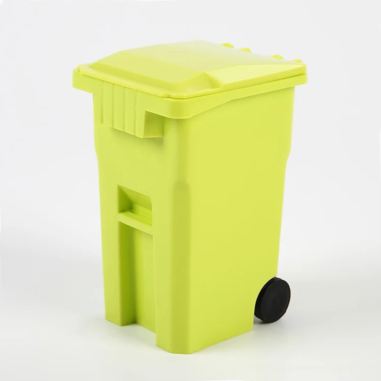 Office /home Plastic Mini Desktop Trash Can Pen Holder  trash can toy