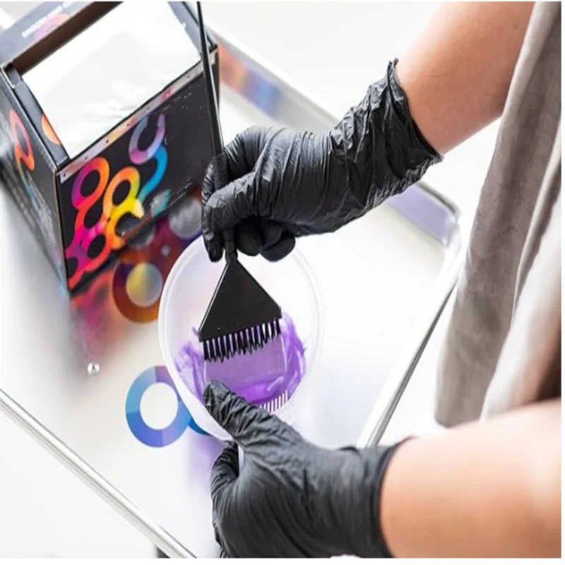 Powder Free Nitrile Gloves   Black Gloves Disposable Latex Free Non Latex Gloves