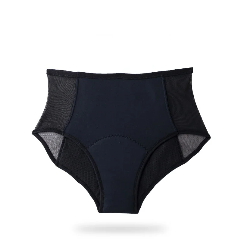 Bamboo Fiber Cotton 4-layer Menstrual Panties Period Reusable Briefs Underwear Leakproof Heavy Absorbent Incontinence Lingerie