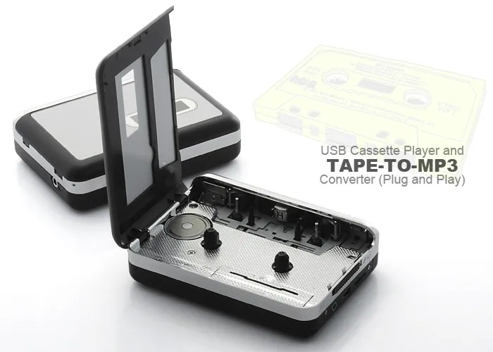 Newest Professional Audio Cassette Player Recorders Tape Walkman USB Cassette Player to MP3 Converter