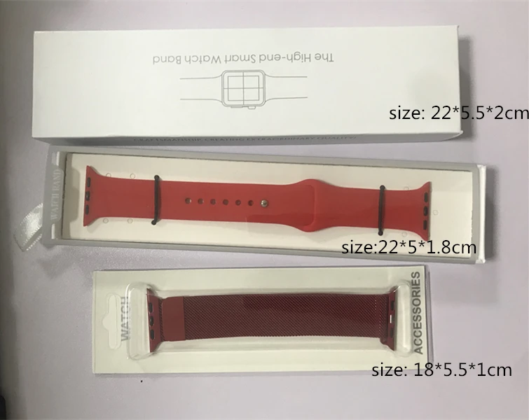  Ярких цветов ремень петля ремешок для Apple watch на возраст 2 3 4 5 6 серия Миланской магнитного полосы 38 мм 40 44 из нержавеющей стали ремешки