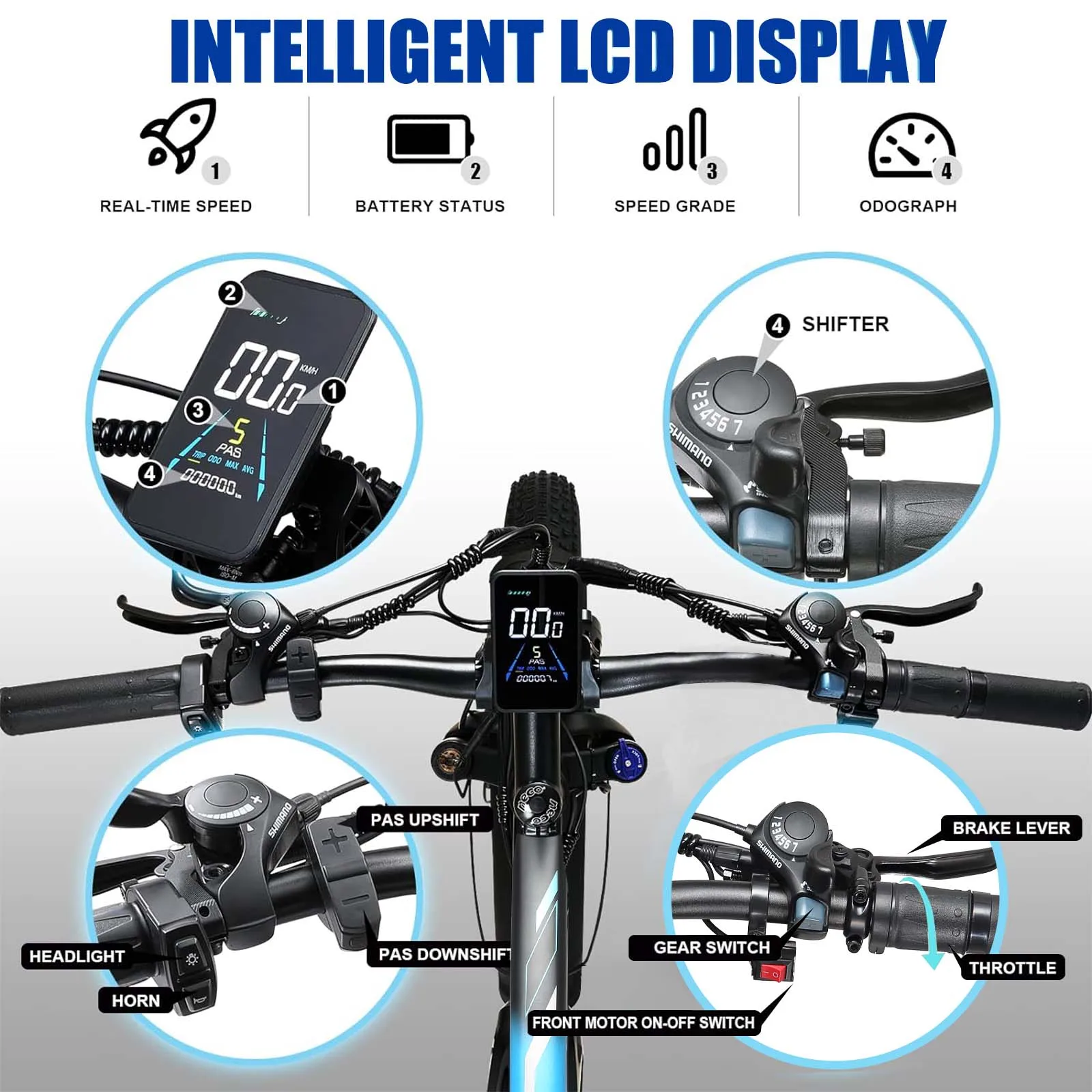 US Warehouse New Arrival Kaijielais V3 Ebike 2000w Dual Motor Hydraulic Disc Brake Electric Bike With 23ah Rechargeable Battery