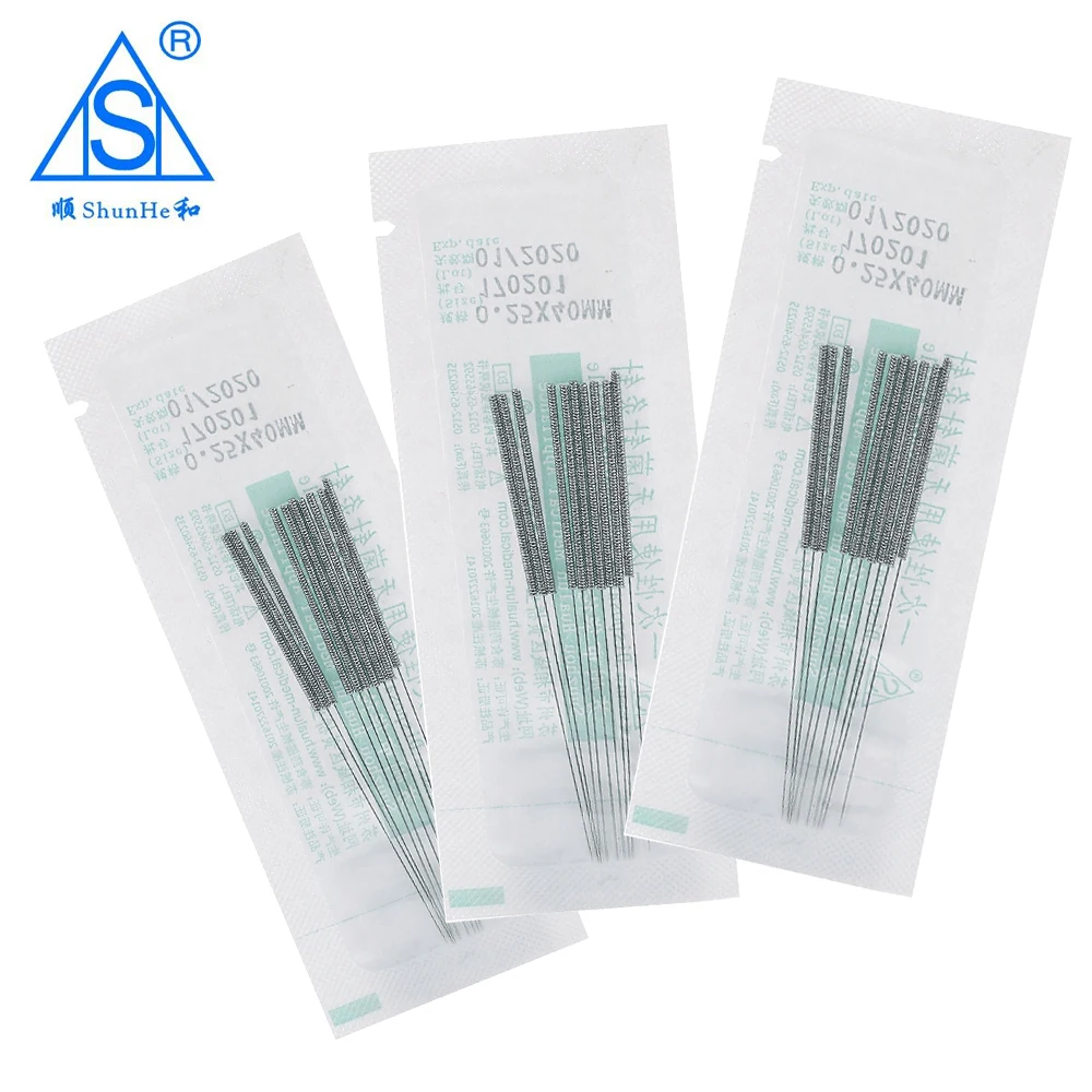 Chinese sterile spring handle acupuncture needles of all size