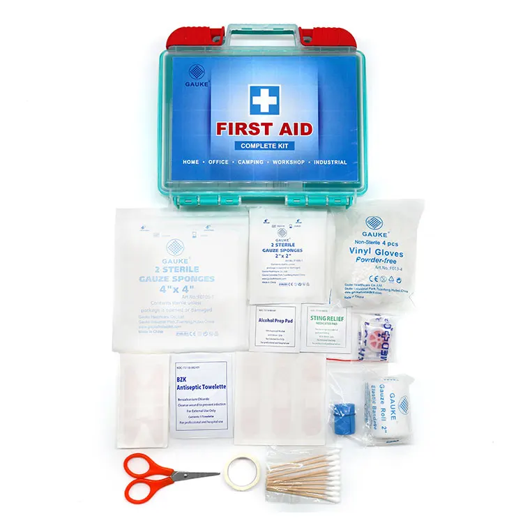 Plastic First Aid Kit Medical Emergency Survival Kit Workplace PP Industrial First Aid Kit Box