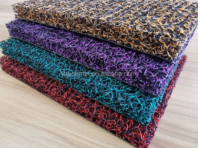 PVC Coil Car Mat with Spike Backing  / PVC Spike Cars Floor Mats in Roll 18mm