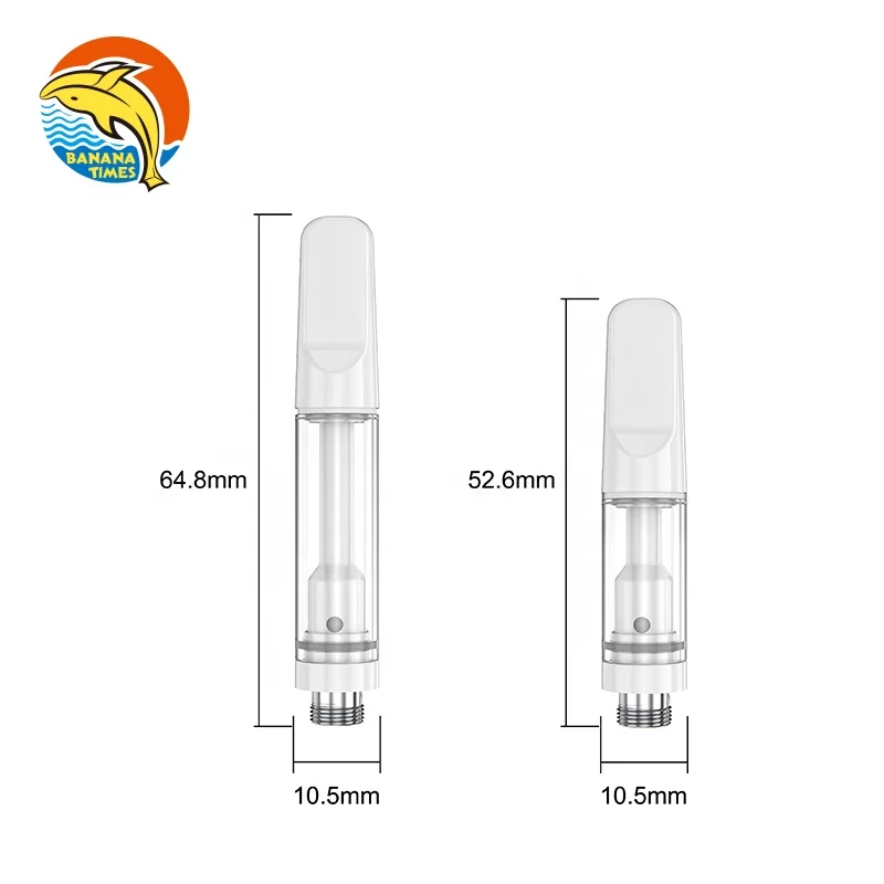 Pittsburgh Lab tested 1ml lead free 4 holes 510 cartridge press USA packaging empty ceramic vape cartridge 0.5ml