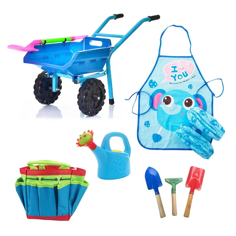 Children garden play hand tool toys educational garden tool kit toys & hobbies