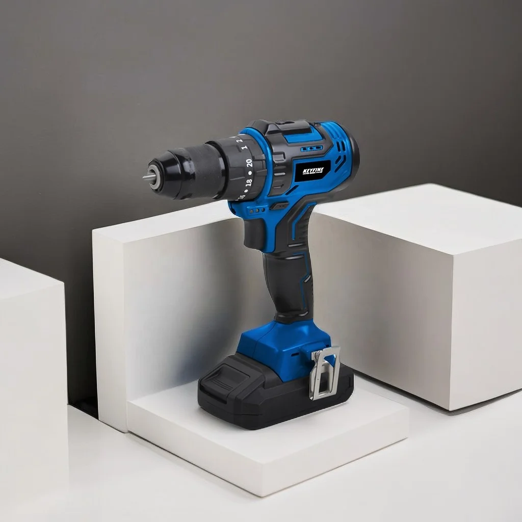 Электроинструменты бесщеточный двигатель 10 мм патрон 20 В беспроводные ударные дрели с литий-ионным аккумулятором 2000 мАч