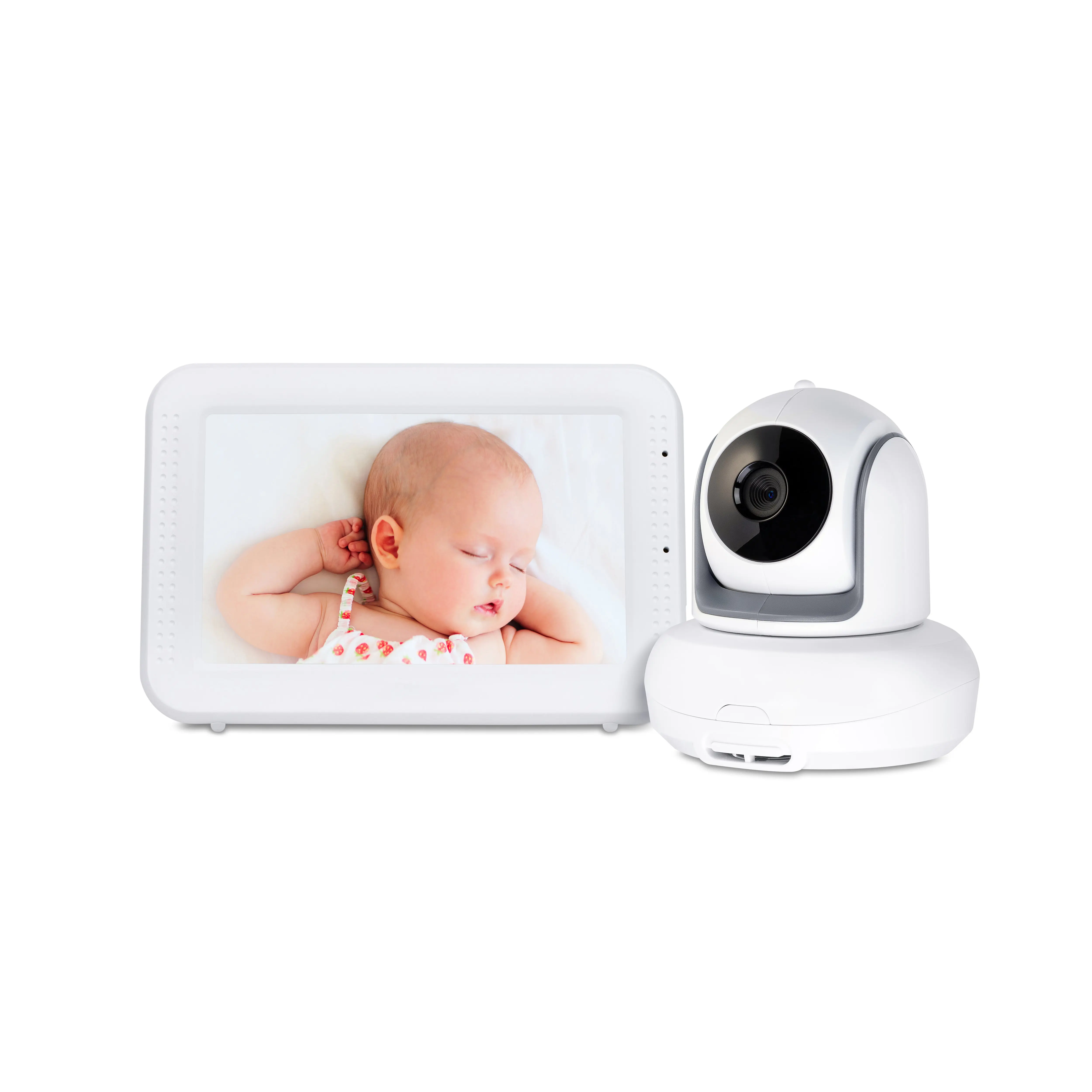 High cost performance soft comforting night light hd video baby monitor