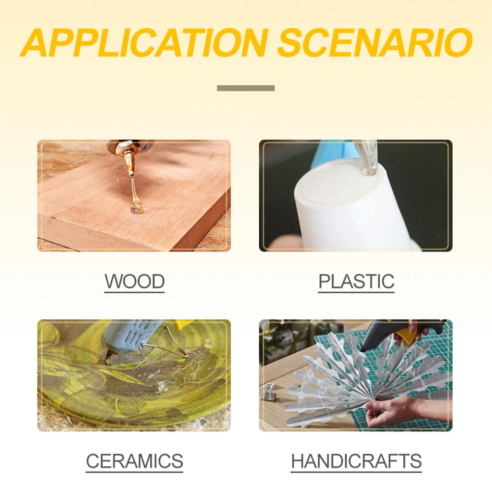 Bailida China Manufacturer Customized Wholesale Adhesion Office Plastic Hot-Melt Glue Guns