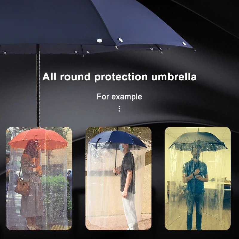 Chinese high quality outdoor unique straight stick long umbrella full body cover for rain