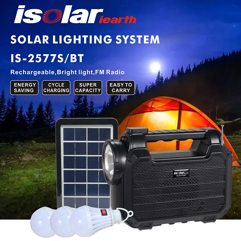 Multi Function Portable USB Charging Home Outdoor Lighting Energy Solar Home Lighting System for Indoor