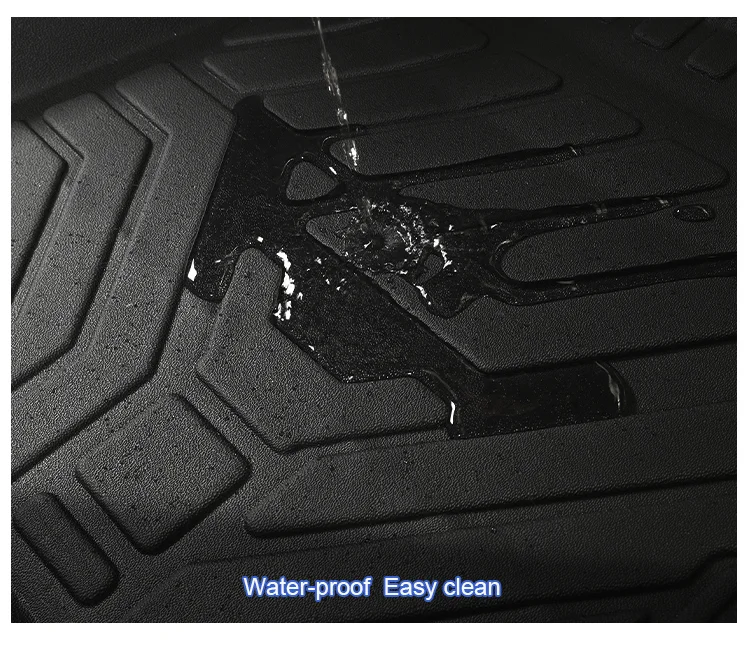 New Products Environmental Protection Leather Tpe Car Floor Mat Carpets for Duster 2017-2019