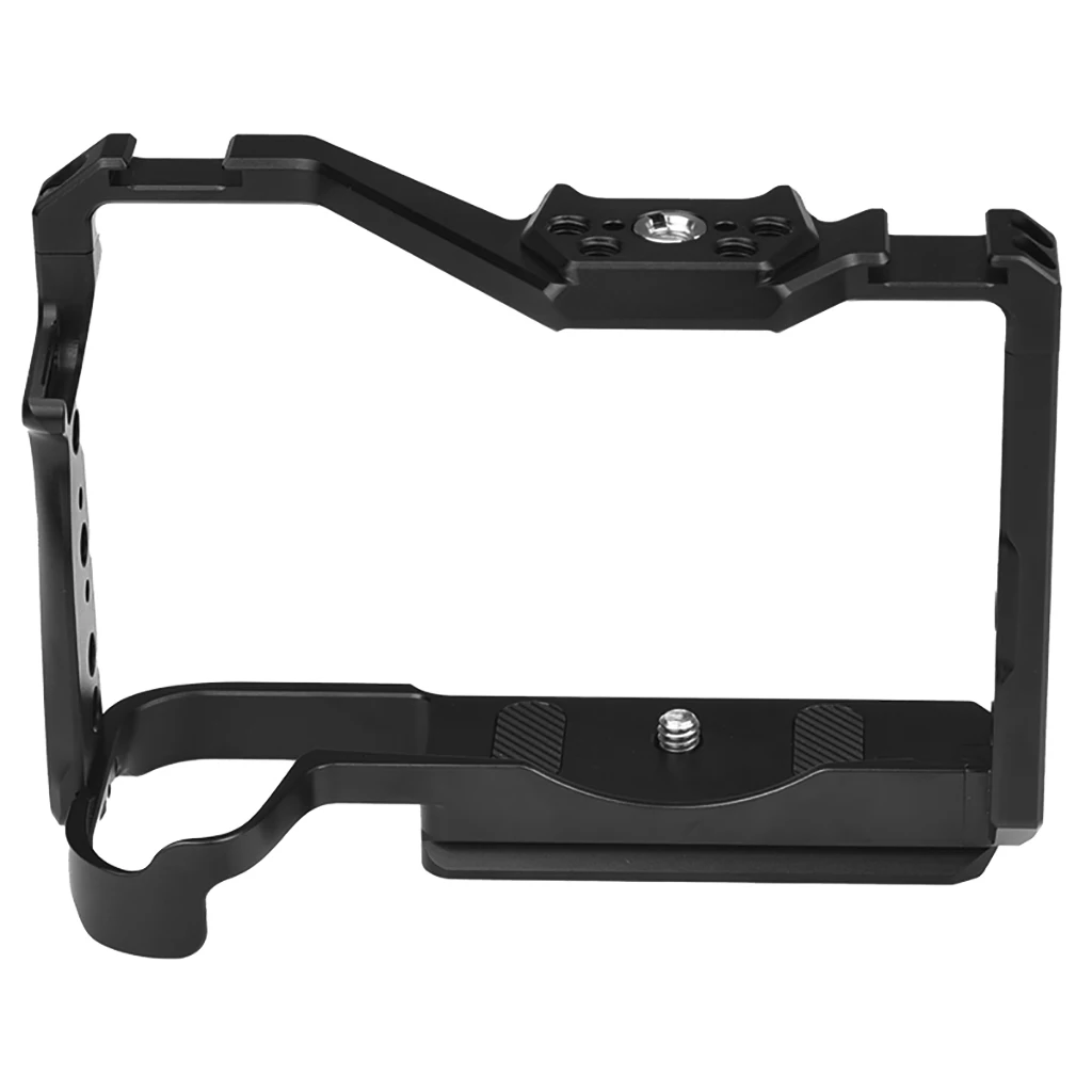 EOS R8 Camera Cage Rig Protective Housing Case Cold Shoe Mount ARRI 3/8 1/4 Hole for Canon EOS R8 DSLR Camera Top Handle Grip