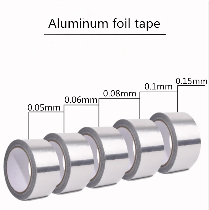 Hot selling 0.05mm leak-trapping flame-retardant thermal insulation self-adhesive aluminum foil tape