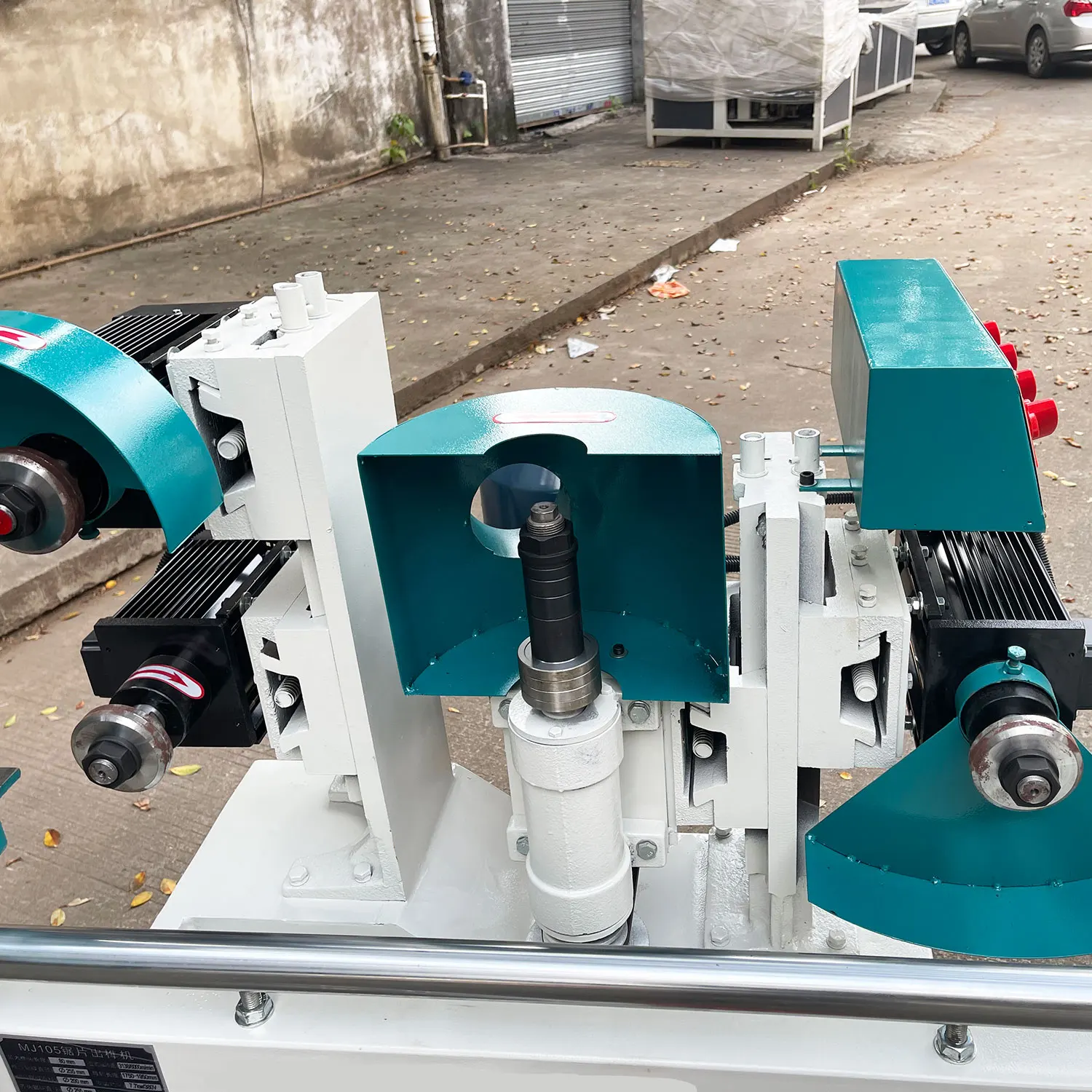 Five saw blade tenon cutting machine MJ105 single guide rail square wood mortise machine