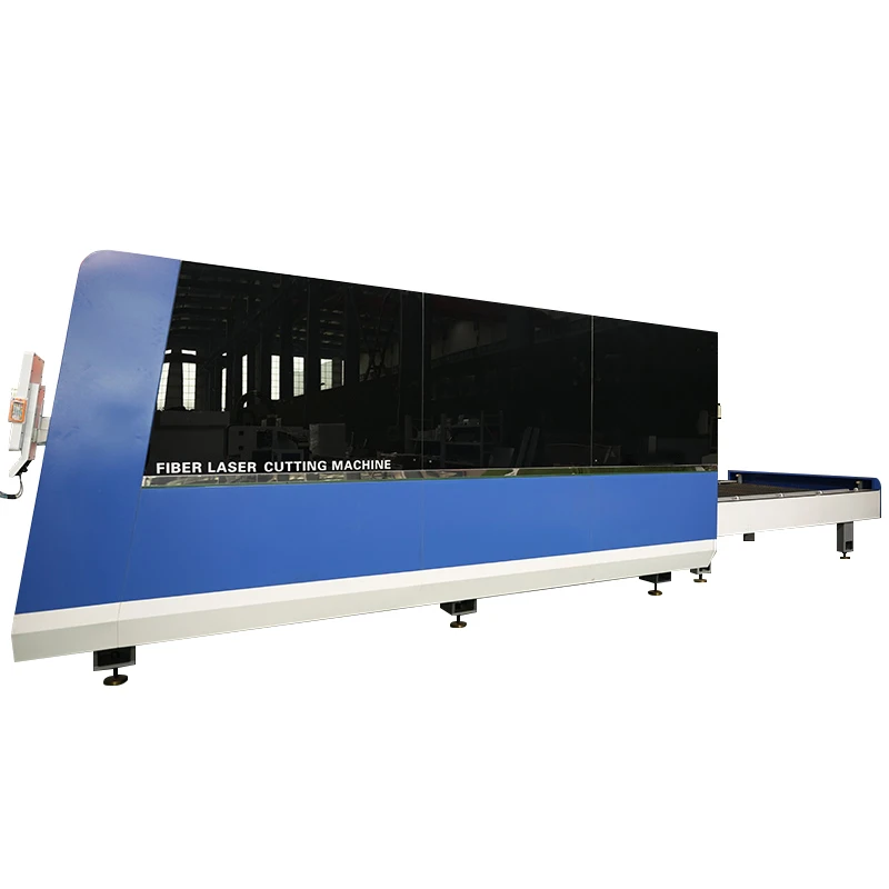 2000w 3000w 6000w Fully Enclosed Laser Cutter Equipment with Double Tables CNC Fiber Laser Cutting Machine