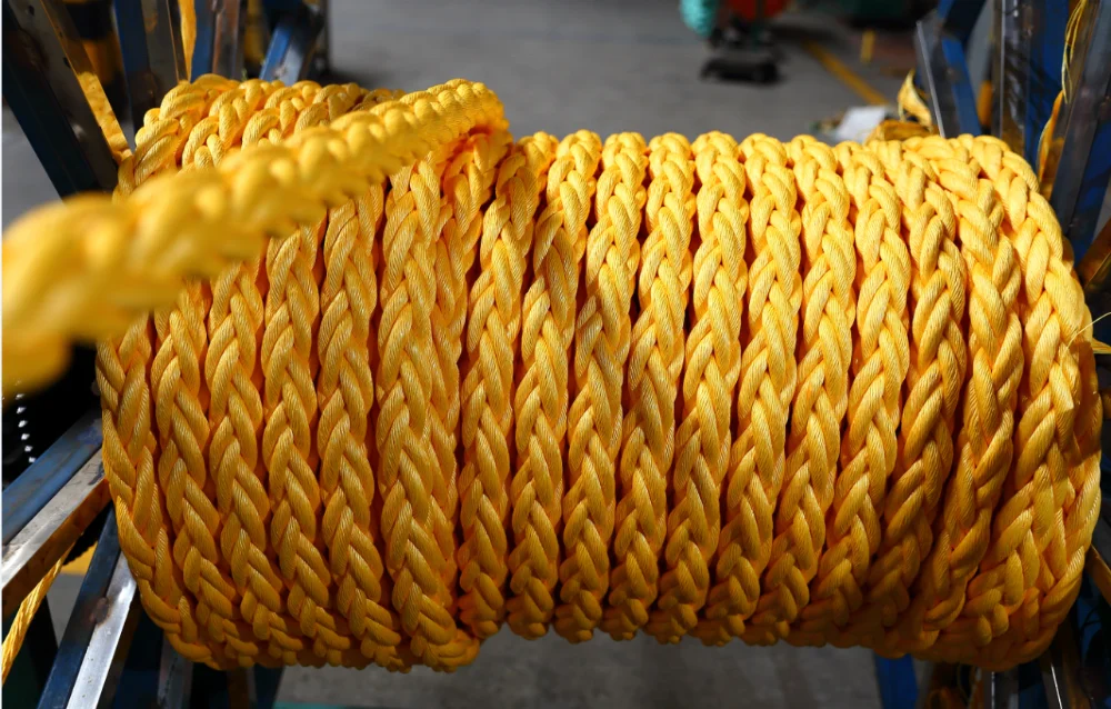 (FBR POWERDAN ) 8 strands High quality Polyolefin fiber danline rope  for marine