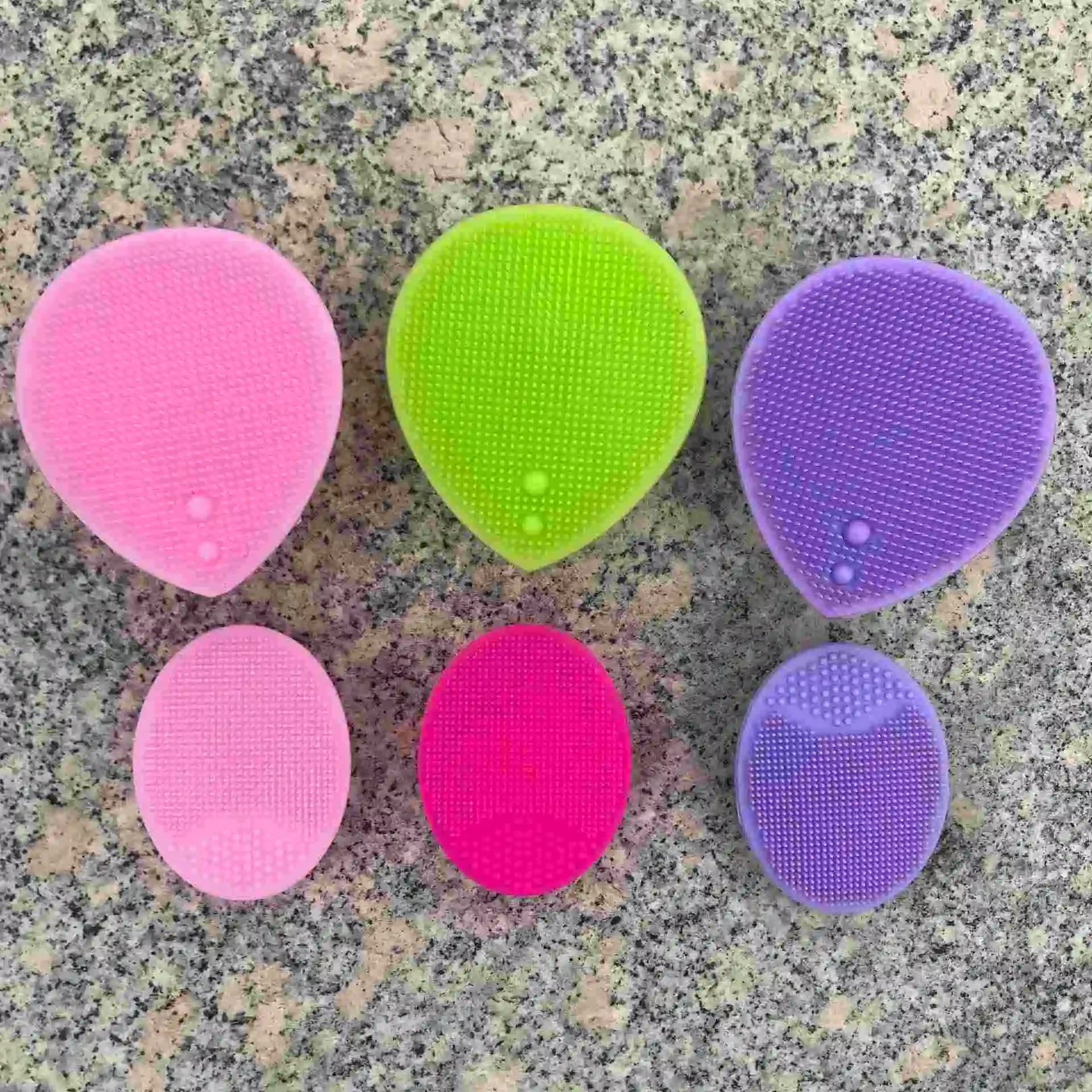 Silicone Scrubber Face Wash Cleaner Brush, Face Exfoliate Brush, Facial Cleansing Mat Pad