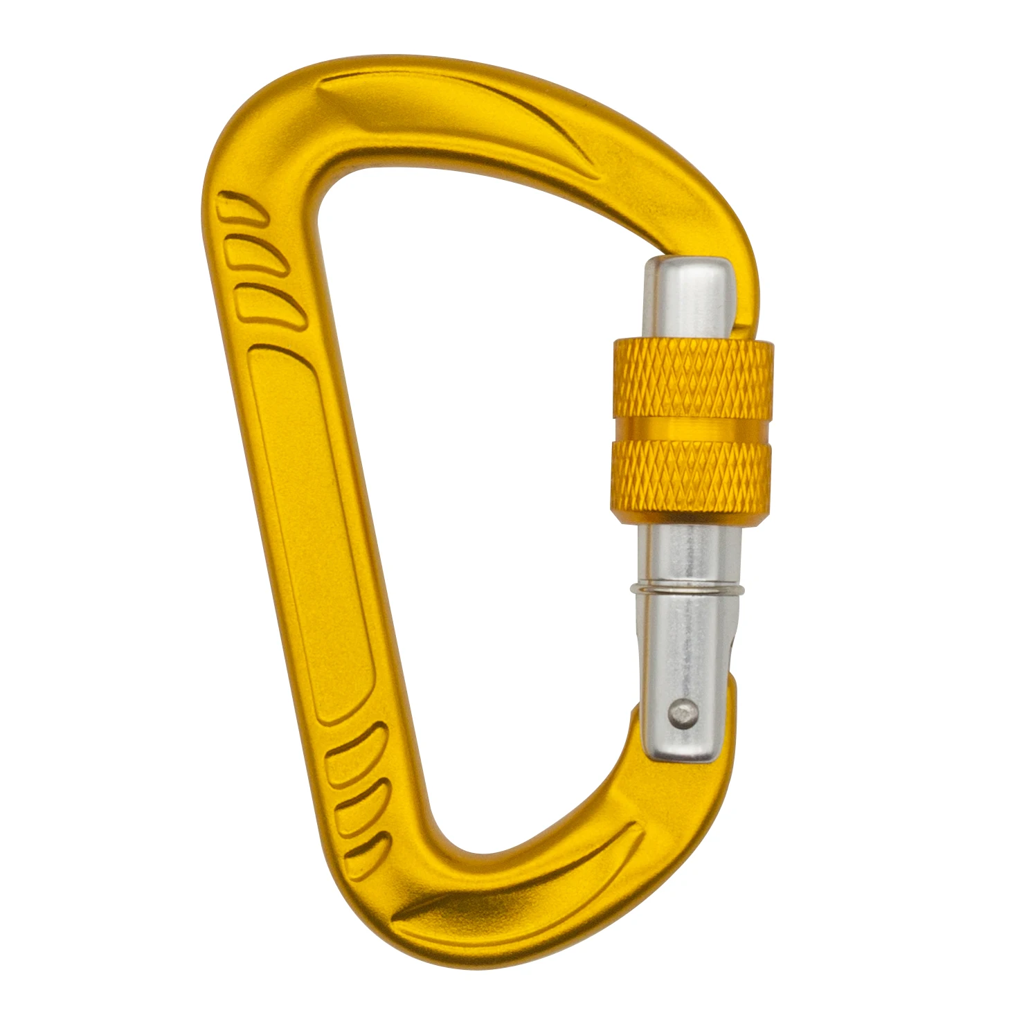 JENSAN Custom Aviation Aluminum 12KN Straight Gate A7075 Keychain Carabiner Clip For Outdoor Backpacks