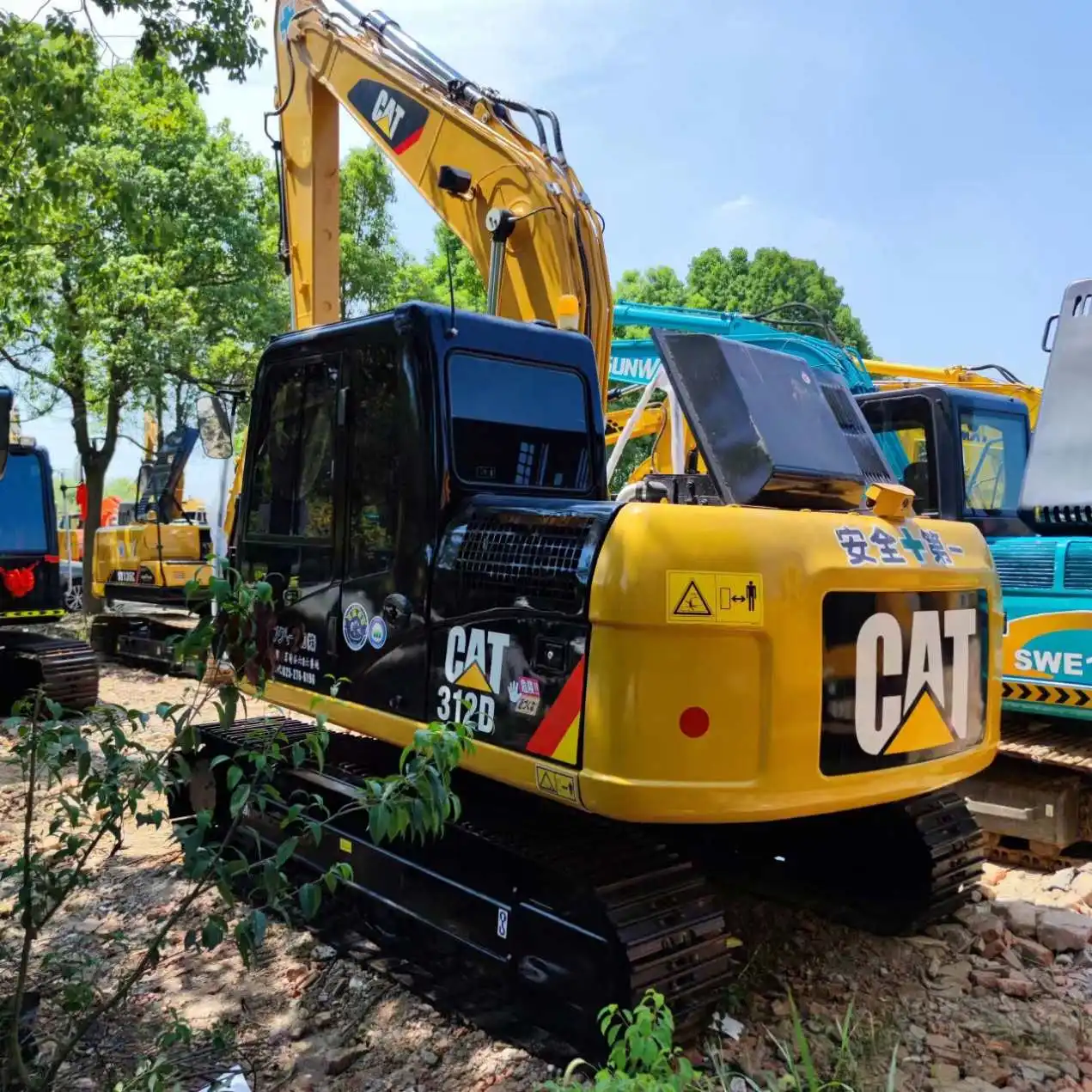 Секундная стрелка 12-ти тонная серии Кот 312 экскаватор б/у Caterpillar cat 312B 312C 312CL 312D 312D2 бывшие в употреблении японские для