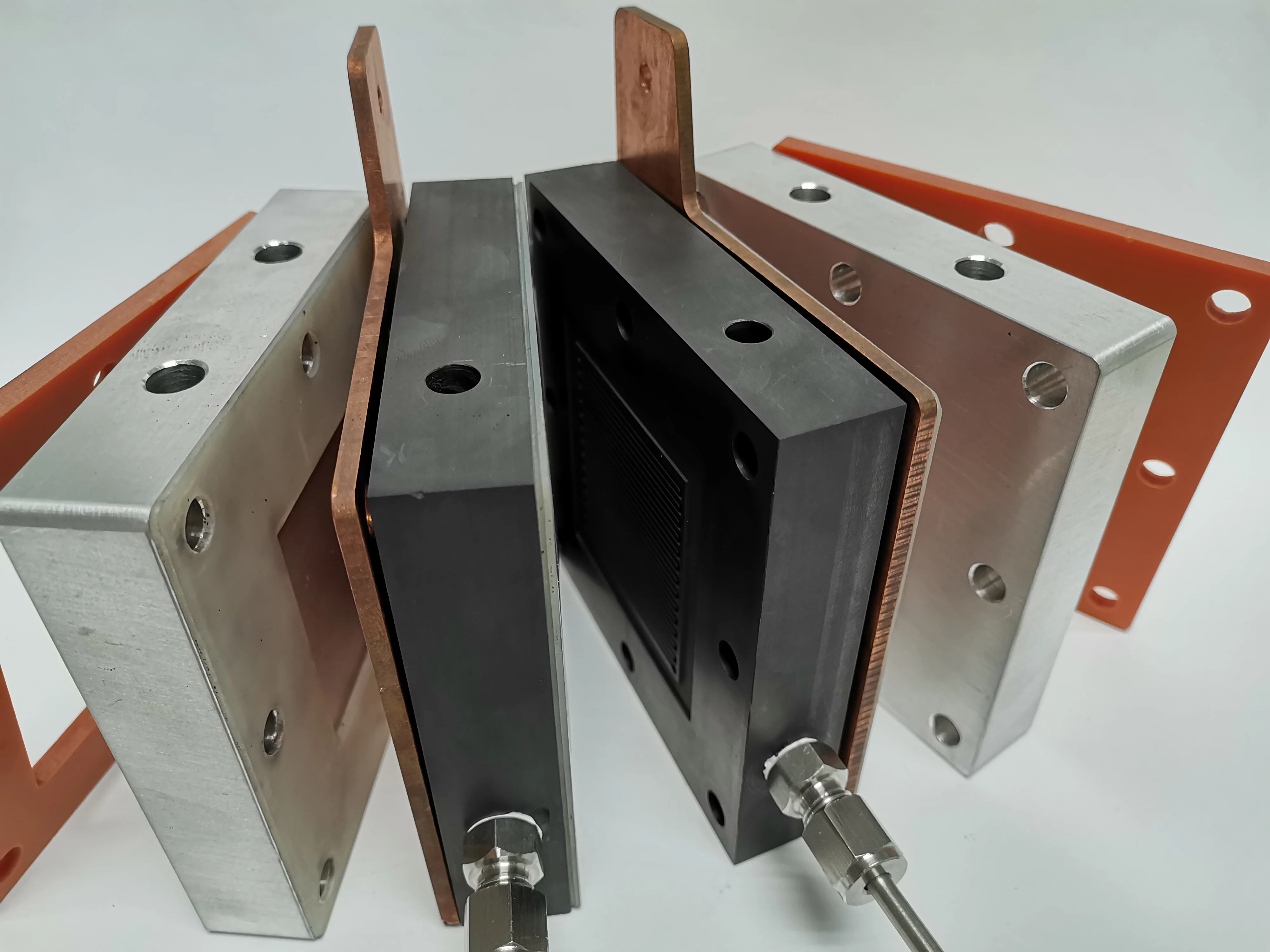 PEMFC 25cm2 hydrogen fuel cell Single Cell fixture for fuel cell fixture testing the performance of mea