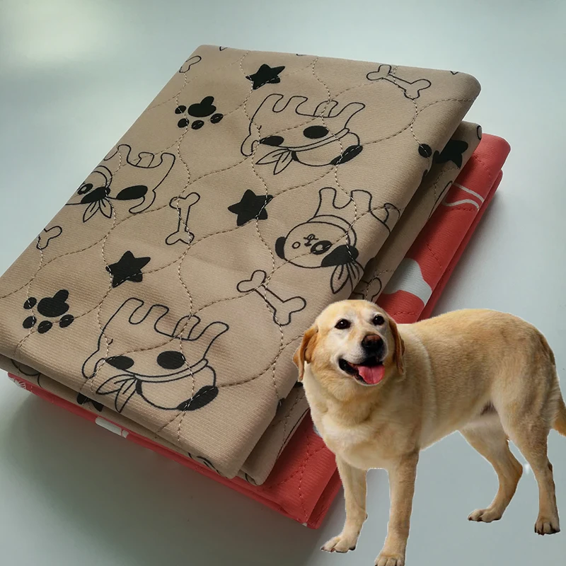 Моющийся впитывает щенок моча мат с нескользящей водонепроницаемой подложкой