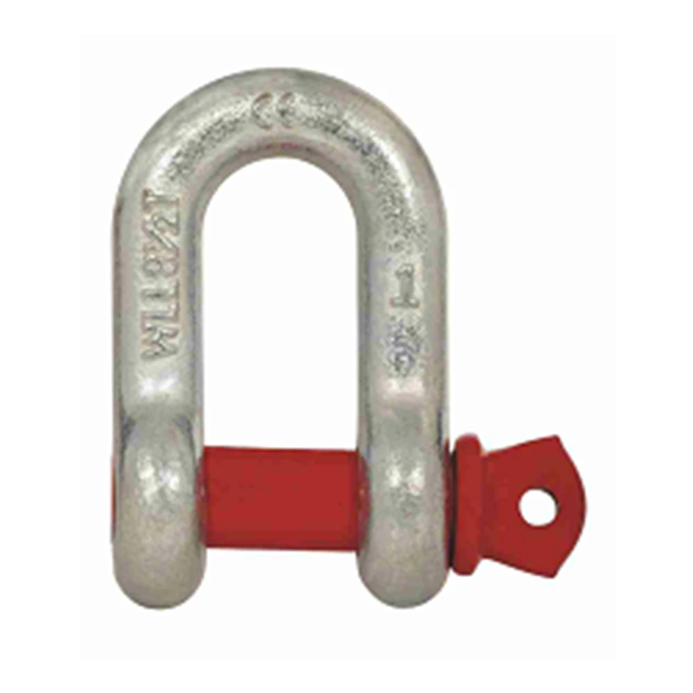
Hot Sale At Low Prices Alloy Red/Yellow/Organge/Any Color D Ring Shackle for Conntecting Chains Riggings 