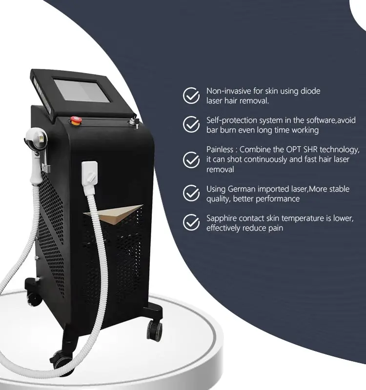 Цена по прейскуранту завода-изготовителя 755nm 808nm 1064nm tripo волны Диодная лазерная машина удаления волос косметологическое лазерное оборудование для салона красоты