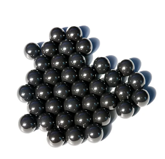 SISIC Sic Ceramic Balls for Bearings High Strength Silicon Carbide Black Round Industrial Ceramic Silicon Carbide Plate Price