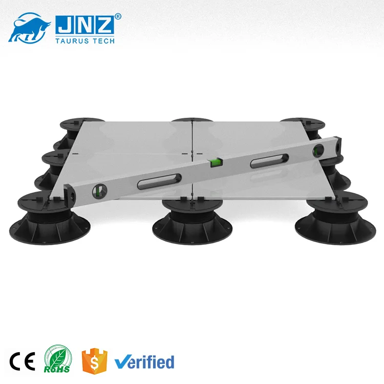 High Quality Plastic Raised Support Adjustable Pedestals Paving Floor Pedestal System for Pavers Tiles