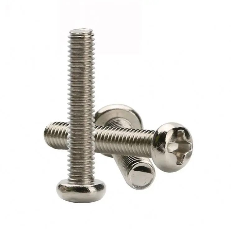 stainless steel M2 M3 M4 M5 M6 M7 M8 M10 6-32 metric din 7985 phillips pan head machine screw