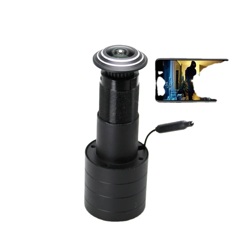 Geniuspy HD 1080P Mini CCTV IP Network Door Hole Peephole ICSEE XMEYE P2P RTSP Micro Wireless Wifi Doorbell Camera Security