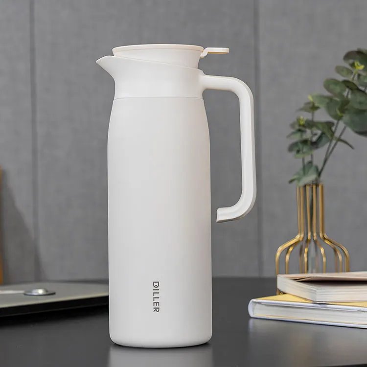 New temperature display big stainless steel vacuum flask with a handle