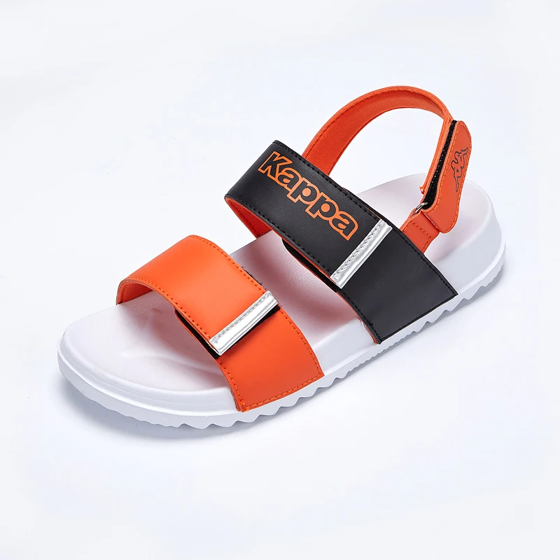 Latest design man beach slides shoes wholesale PU EVA sandals custom logo casual leather sandals for men