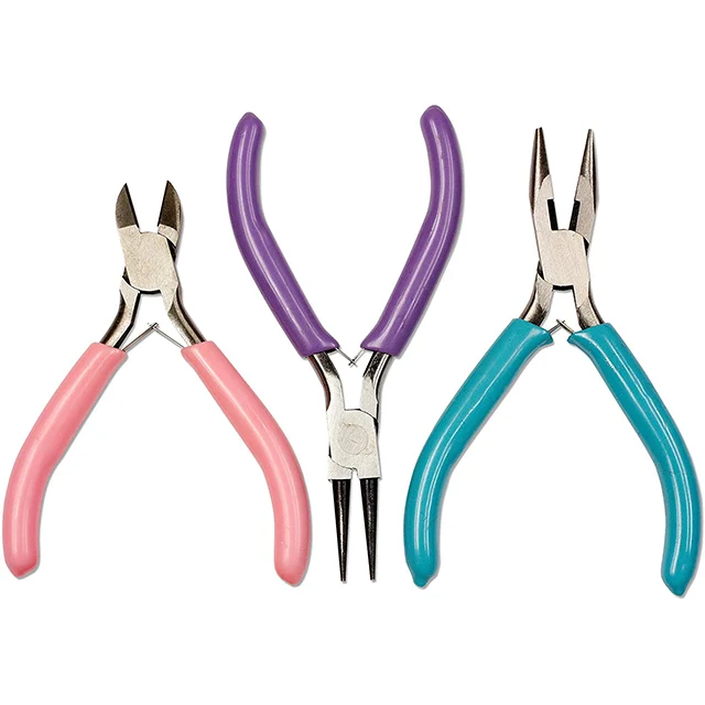 21467/21468 3pcs Mini Plier Crimping Tool Set For Jewelry Making DIY Craftworking Easily Bend and Cut