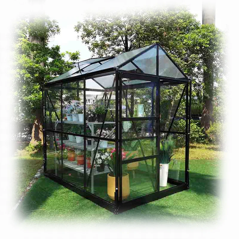 Modern Design Used Aluminum Greenhouse Mini Greenhouse Indoor Single Span Greenhouse Polycarbonate Sunroom