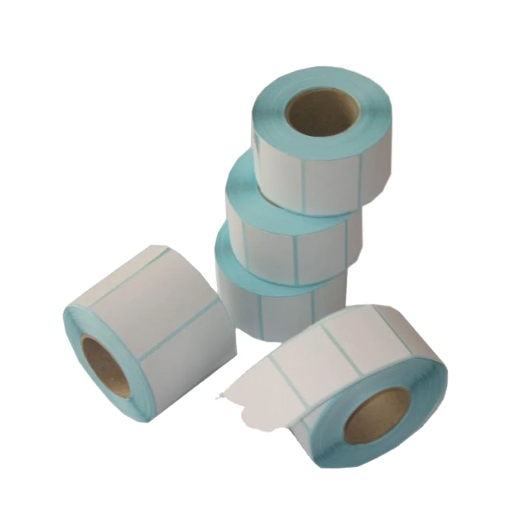 4X6 Adhesive Thermal Shipping Labels Direct Thermal Barcode Plastic Mailing Address Sticker Rolls for Grocery Use