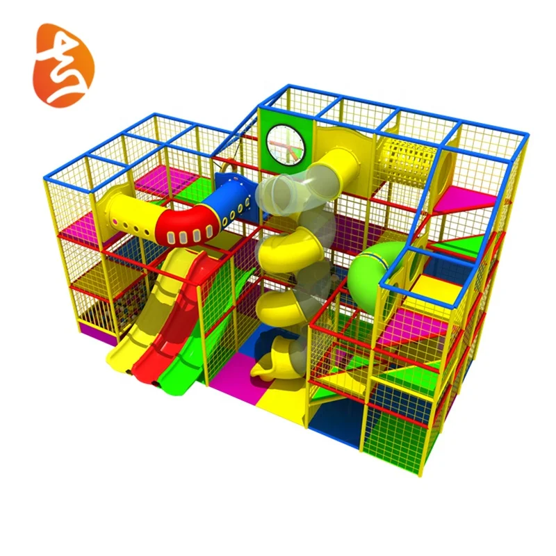 Large-scale children entertainment game multifunctional indoor slide playground