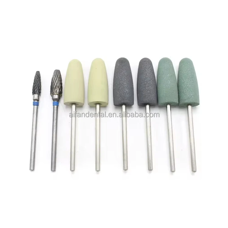 [ Aifan Dental ] HP0412 Silicon Rubber Polisher For Dental Resin Base Dental Lab Polishing Kit