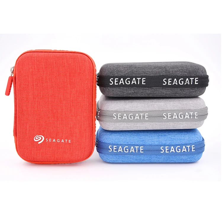 
Shockproof Resistance EVA HDD Case 2.5 Inches Screen Printed Logo USB Cable EVA Hard Disk Case Bag 