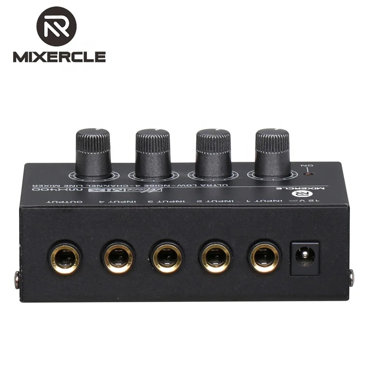 New Headphone Amplifier, Professional four-channel mini signal mixer