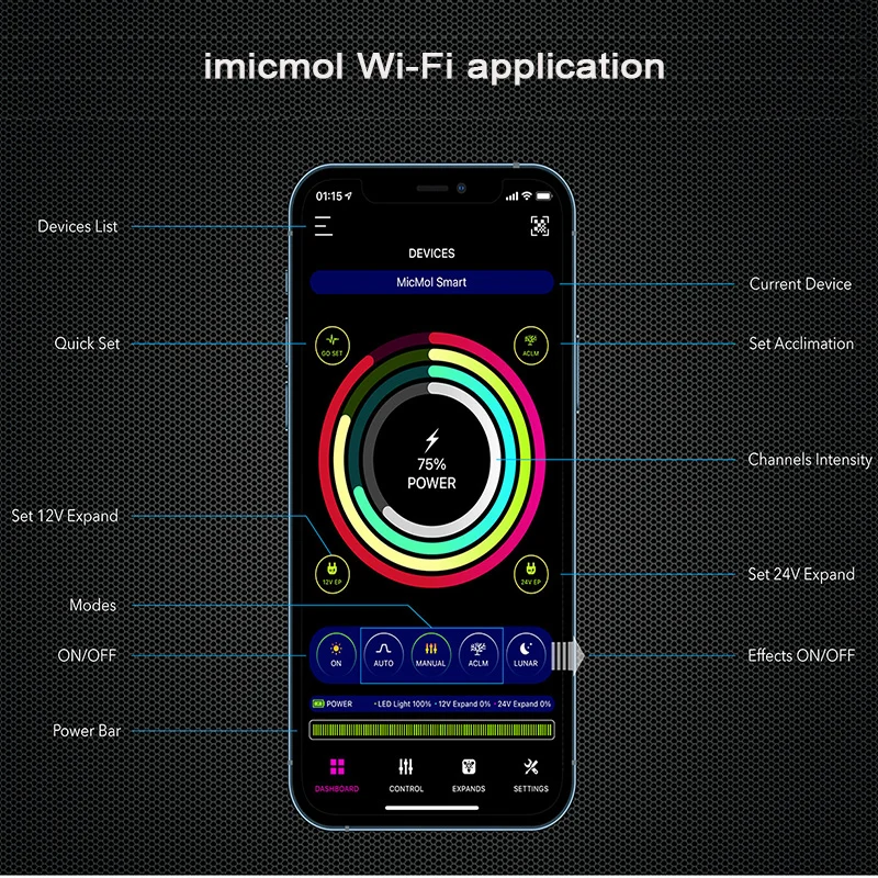 MicMol Latest WiFi Controller with iMicMol App Control MICMOL Light