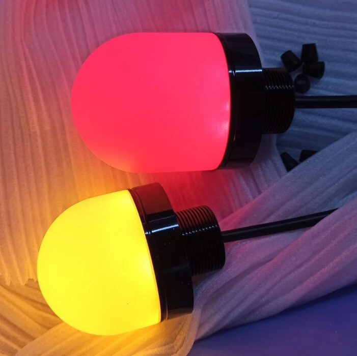 ONN-M4B PC Material LED Signal Tower Light Yellow Indicator Stack Light for CNC Machine Equipment Reliable PC-based Lamp Body