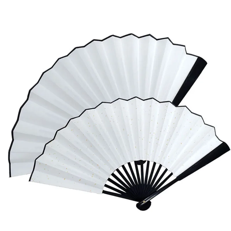 large bamboo folding fan bamboo fabric advertising folding fan