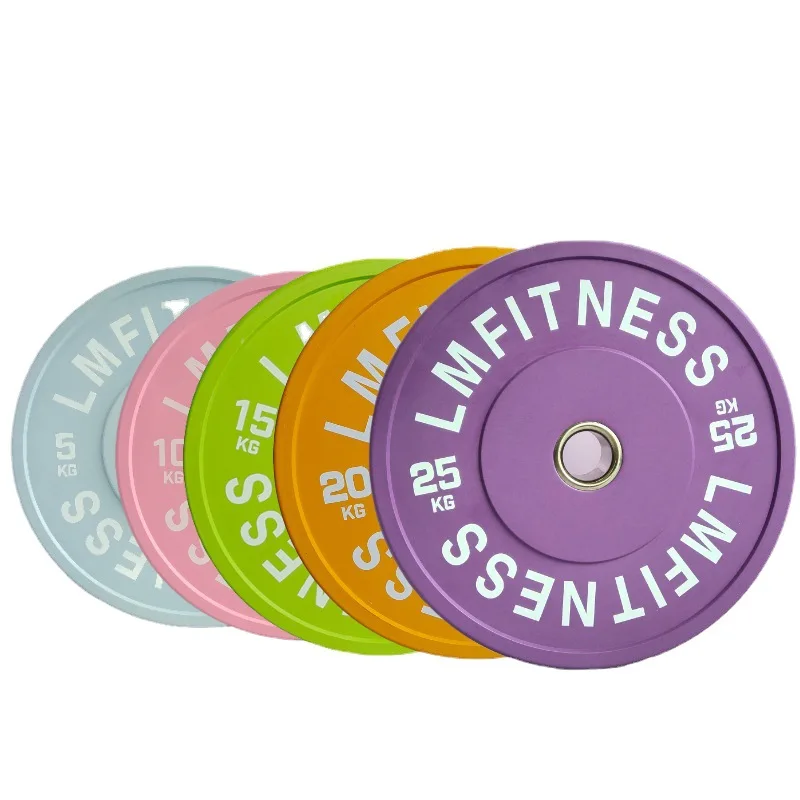 Fitness Weight lifting KG Steel Bumper Plates Powerlifting Calibrated Weight Plate